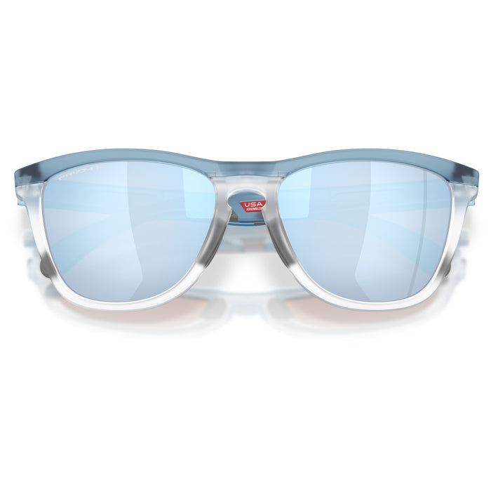 Oakley Frogskins Range XL Sunglasses Transparent Stonewash/Prizm Deep Water Polarized