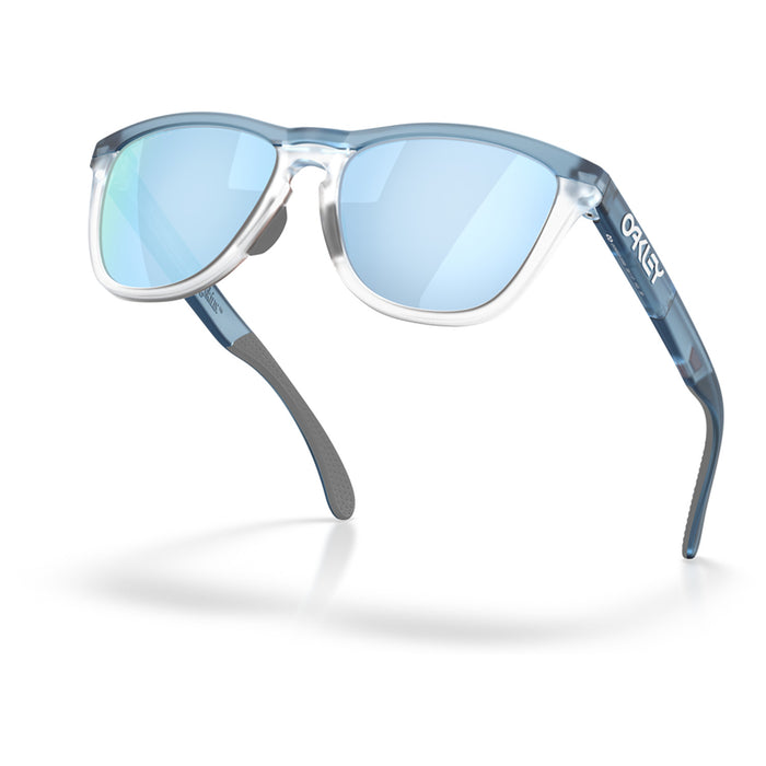 Oakley Frogskins Range XL Sunglasses Transparent Stonewash/Prizm Deep Water Polarized