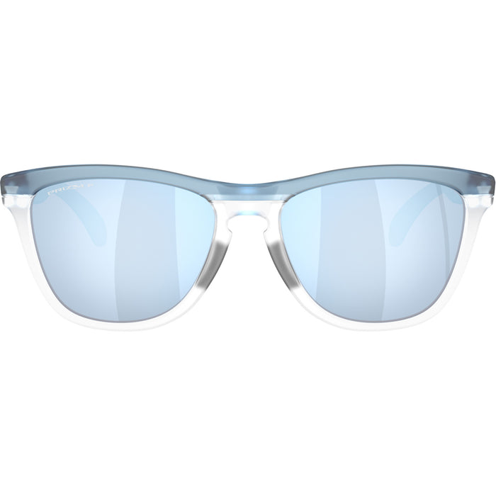 Oakley Frogskins Range XL Sunglasses Transparent Stonewash/Prizm Deep Water Polarized