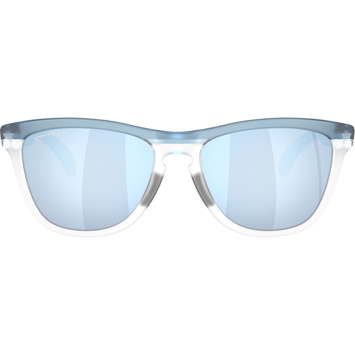 Oakley Frogskins Range XL Sunglasses Transparent Stonewash/Prizm Deep Water Polarized