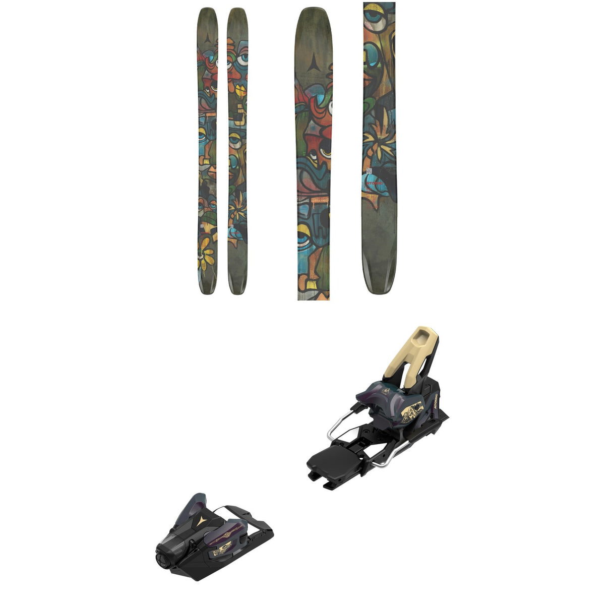 Atomic Bent 110 Skis + Atomic Strive 14 GW Ski Bindings 2026