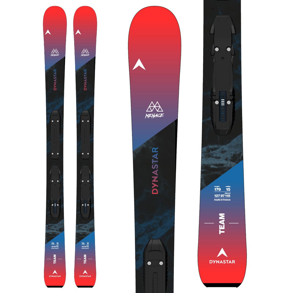 Dynastar M-Menace Team + Team Kid-X 4 Bindings - Kids' 2026
