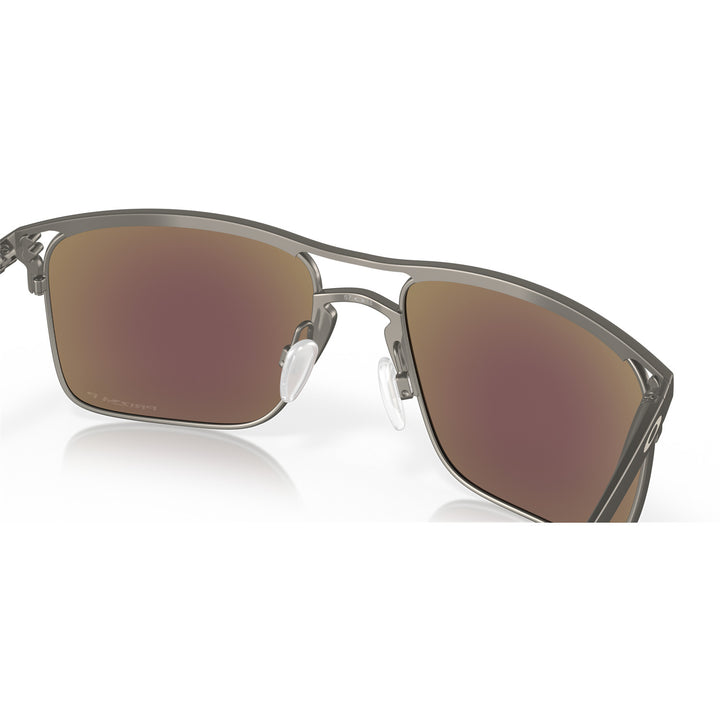Oakley Holbrook Ti Sunglasses Matte Gunmetal/Prizm Sapphire Polarized