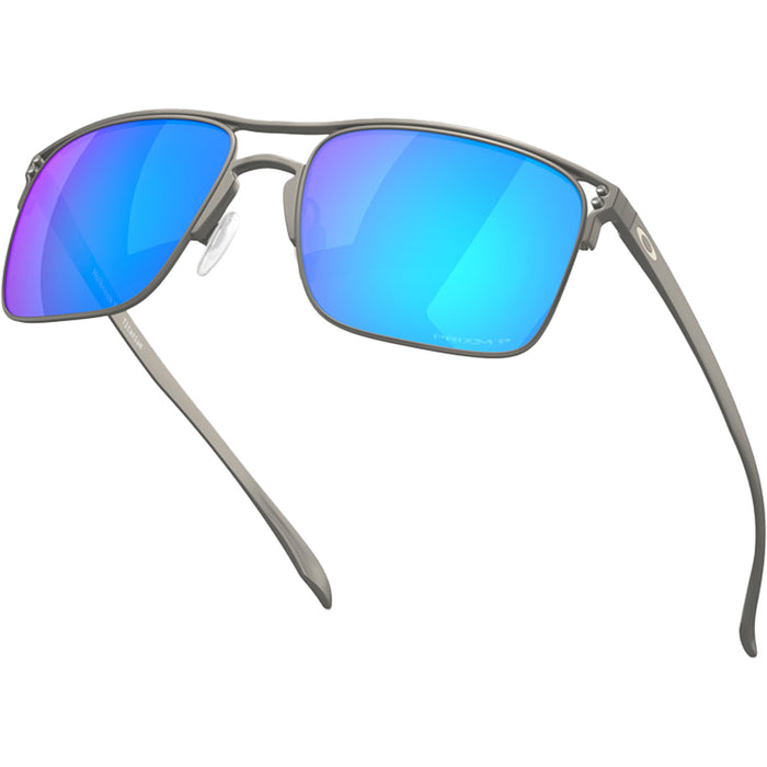 Oakley Holbrook Ti Sunglasses Matte Gunmetal/Prizm Sapphire Polarized