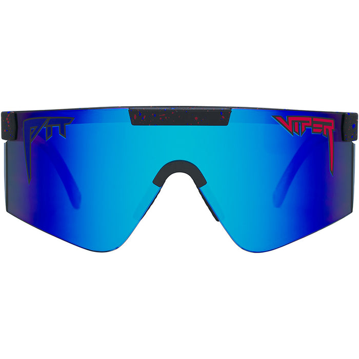 Pit Viper The Original Wide Sunglasses Peacekeeper Z87 + Blue