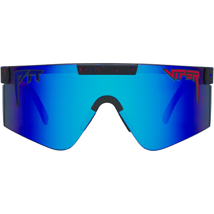 Pit Viper The Original Wide Sunglasses Peacekeeper Z87 + Blue