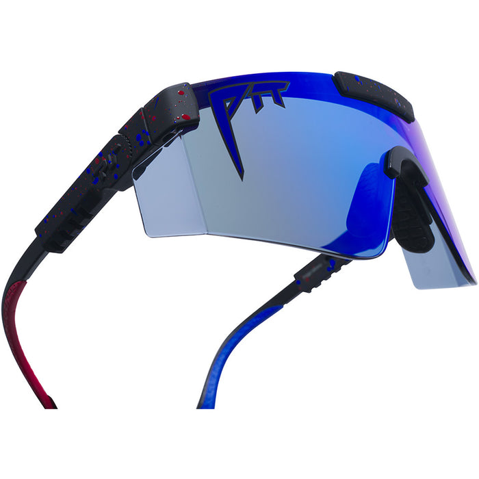 Pit Viper The Original Wide Sunglasses Peacekeeper Z87 + Blue
