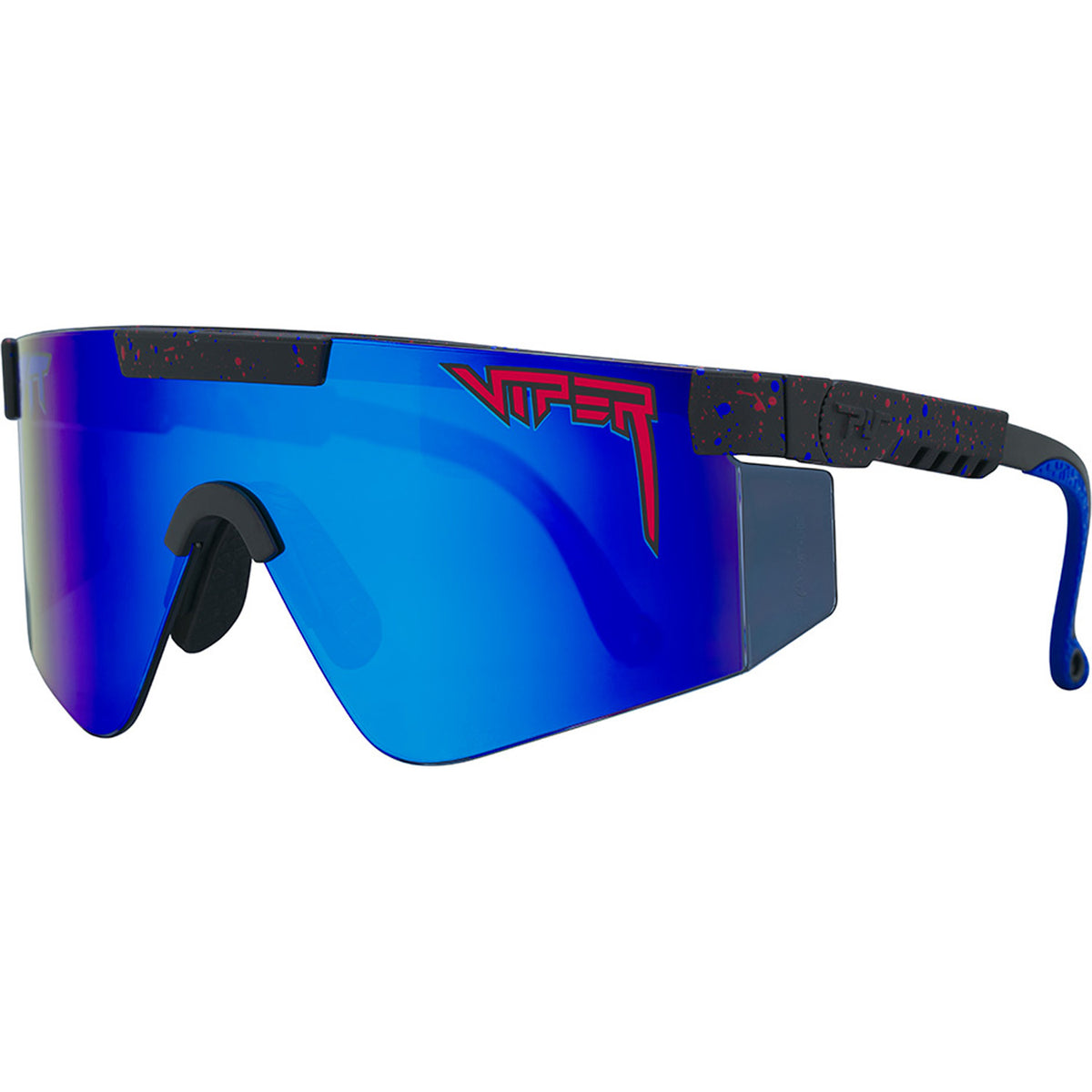 Pit Viper The Original Wide Sunglasses Peacekeeper Z87 + Blue