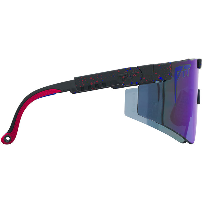 Pit Viper The Original Wide Sunglasses Peacekeeper Z87 + Blue
