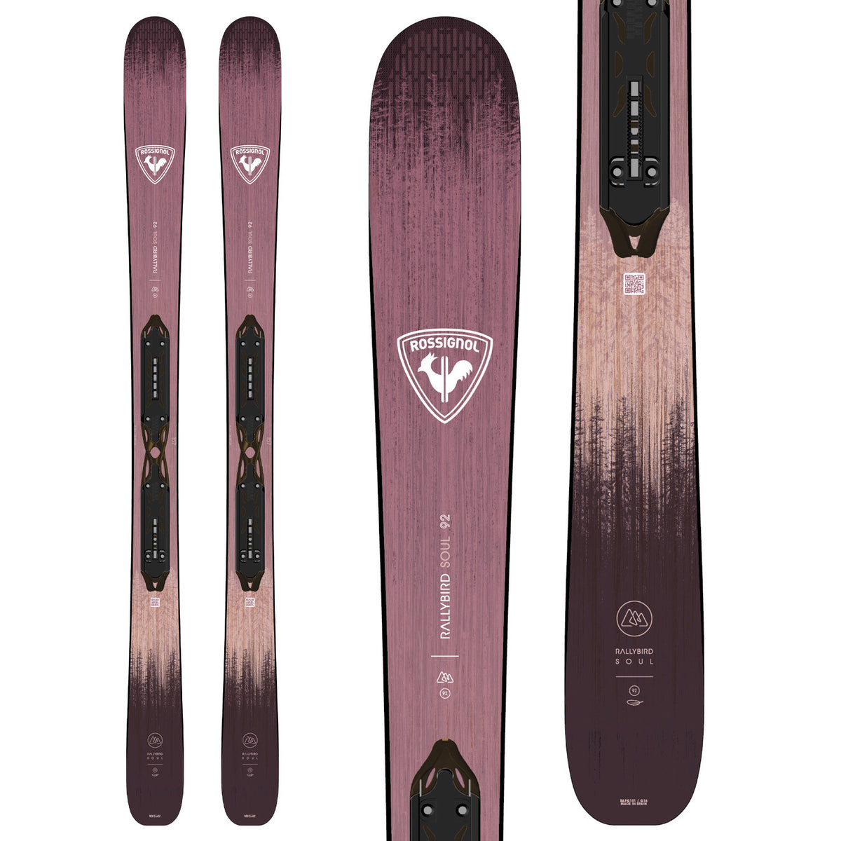 Rossignol Rallybird Soul 92 Skis + Xpress 11 W GW Bindings - Women's 2025