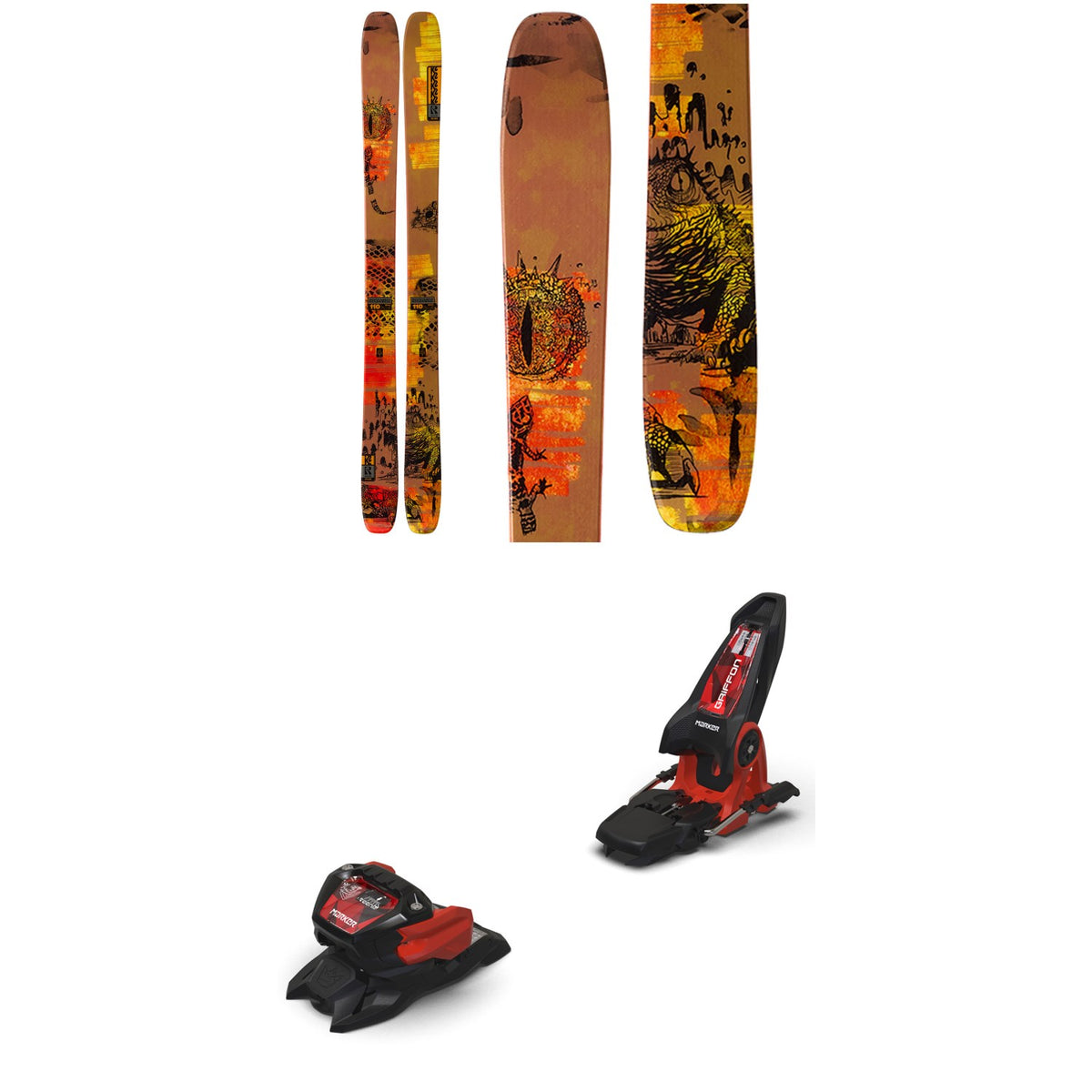 K2 Reckoner 110 Skis 2026 + Marker Griffon 13 ID Ski Bindings