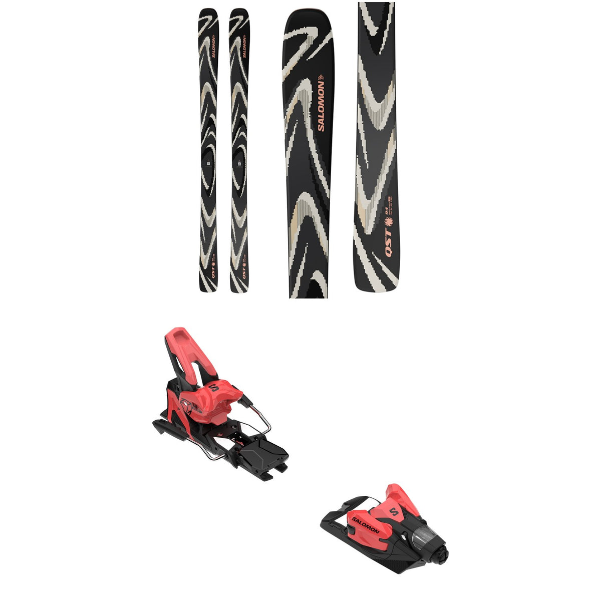 Salomon QST 94 Skis + Salomon Strive 14 GW Ski Bindings 2026