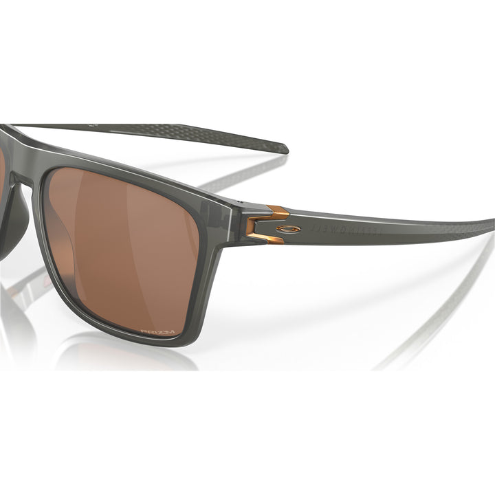Oakley Leffingwell Sunglasses Matte Grey Smoke/Prizm Tungsten