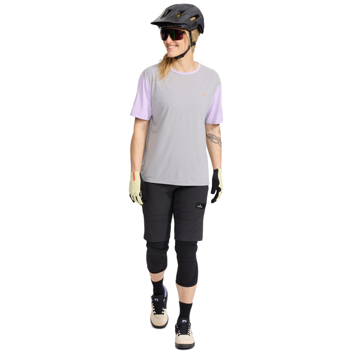 evo Lookout Short-Sleeve Bike Jersey - Women's Lilac