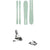 Season Kin Skis + Look Pivot 2.0 11 GW Ski Bindings 2026