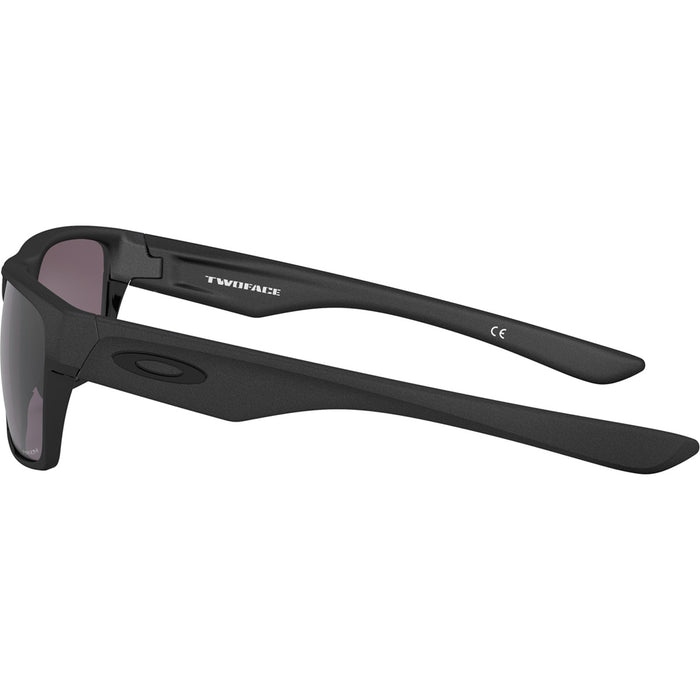 Oakley Two Face Sunglasses Steel/Prizm Grey