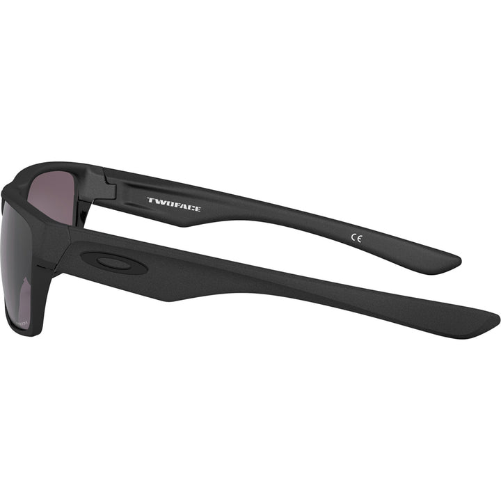 Oakley Two Face Sunglasses Steel/Prizm Grey