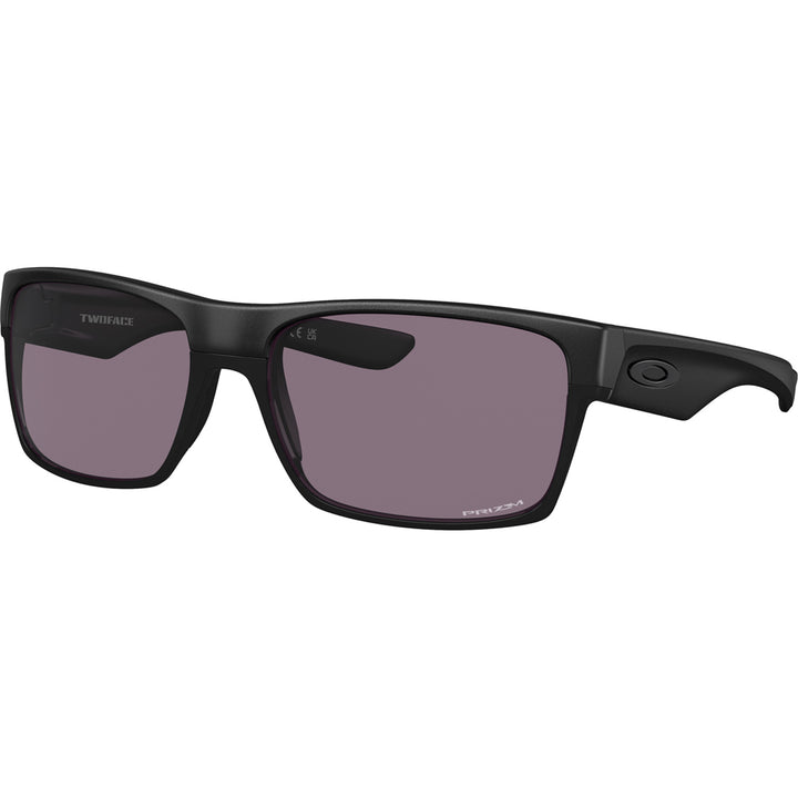 Oakley Two Face Sunglasses Steel/Prizm Grey