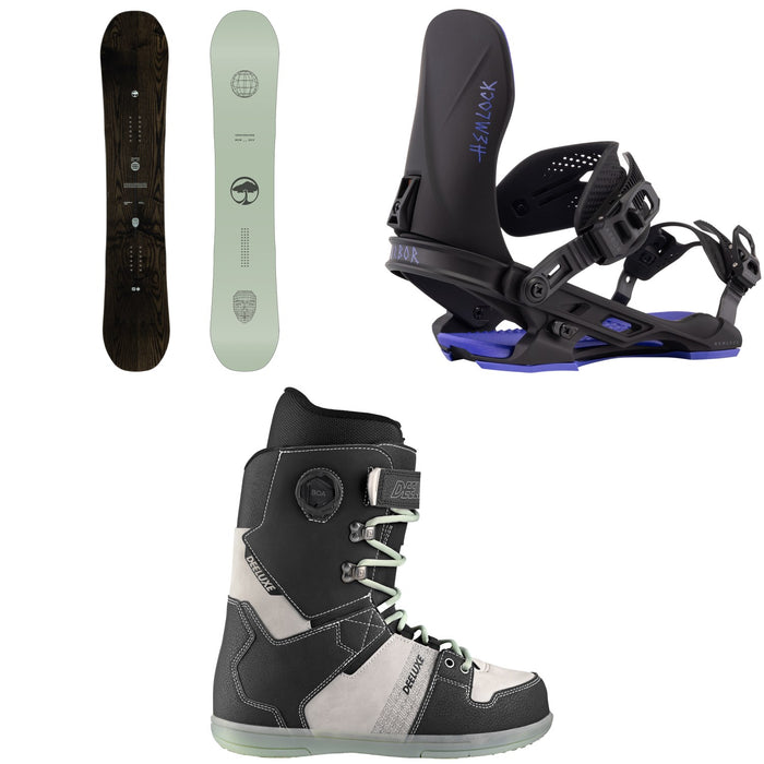 Arbor Formula Snowboard + Hemlock Snowboard Bindings + Deeluxe D.N.A. Snowboard Boots 2026