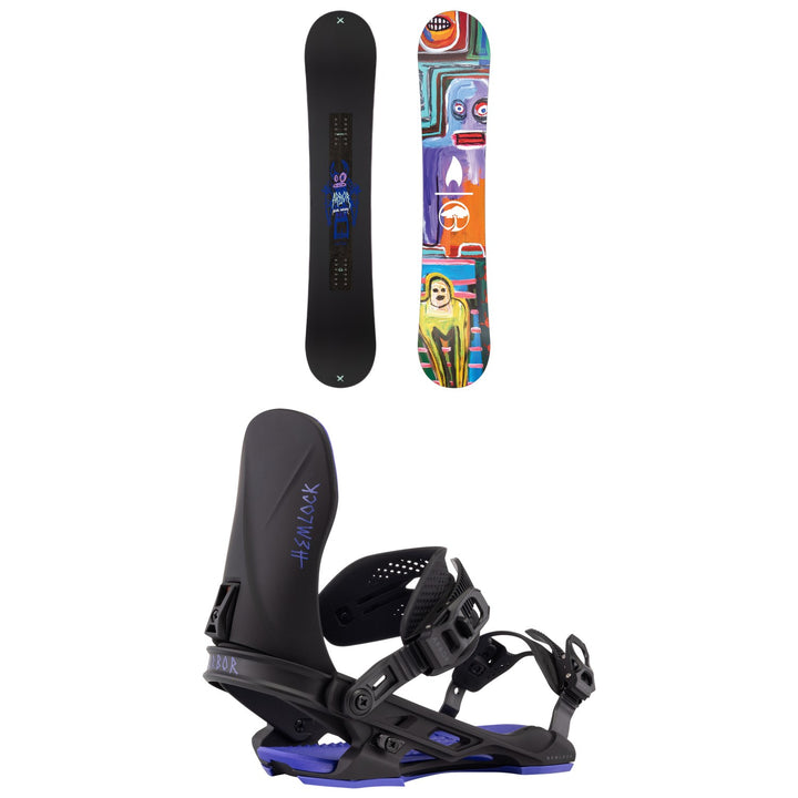Arbor Metal Machine Snowboard + Hemlock Snowboard Bindings 2026