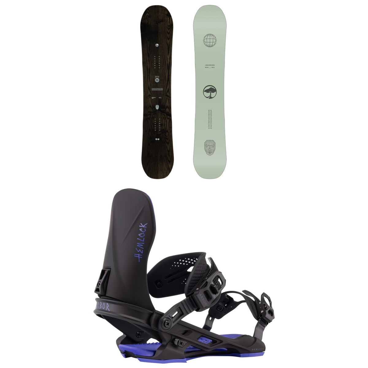 Arbor Formula Snowboard + Hemlock Snowboard Bindings 2026