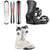Salomon Assassin Snowboard + District Snowboard Bindings + Dialogue Dual Boa Snowboard Boots 2026