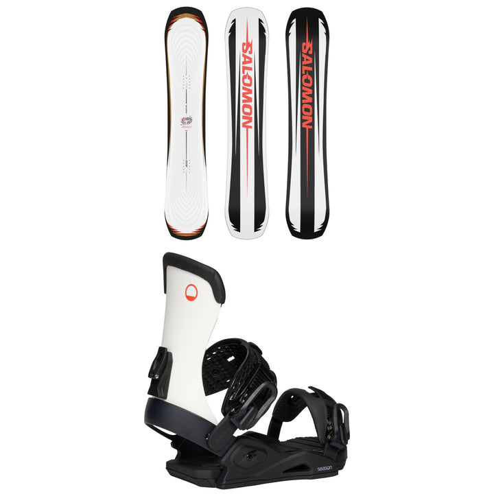 Salomon Assassin Snowboard + Season Meld Snowboard Bindings 2026