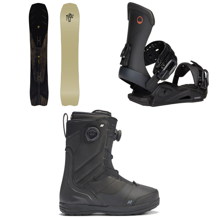Arbor Bryan Iguchi Pro Snowboard + Season Meld Snowboard Bindings + K2 Maysis Snowboard Boots 2026
