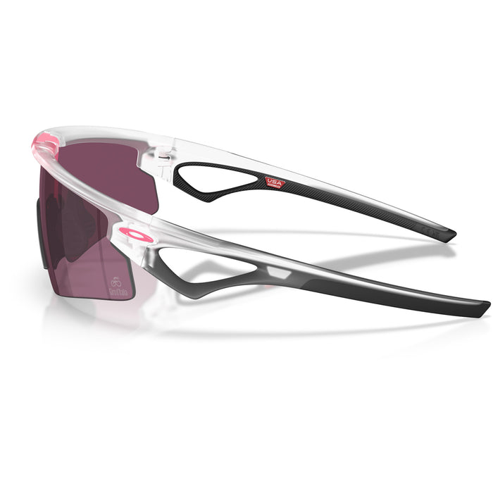 Oakley Sphaera Strike Sunglasses Matte Clear/Prizm Road Black