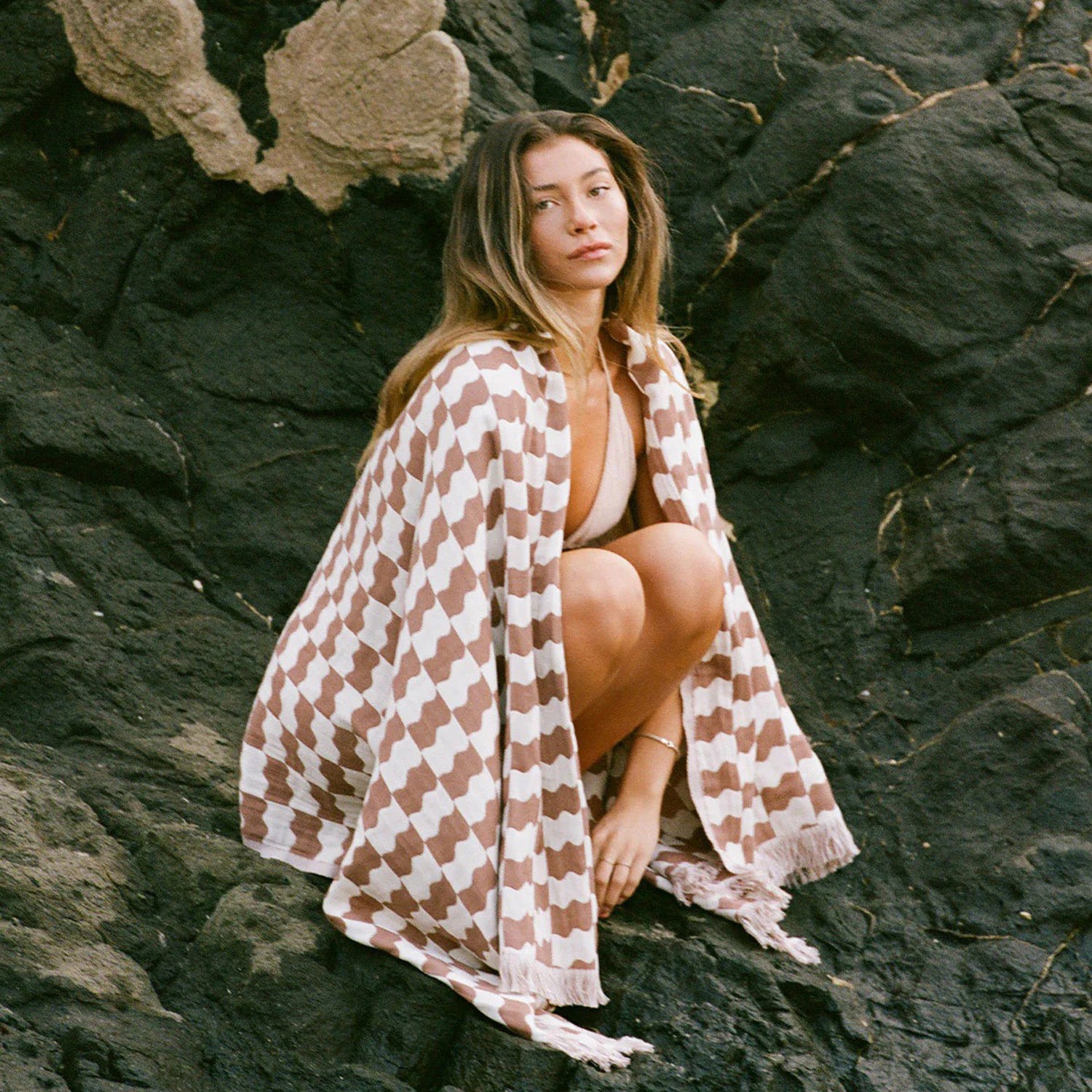 Slowtide Driftweave Turkish Towel - Thumbnail 4