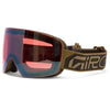 Midnight/Brown Wordmark Vivid Petrol / Vivid Infrared