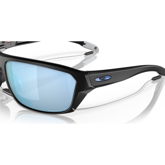 Oakley Split Shot Sunglasses Matte Black/Deep Water Polarized