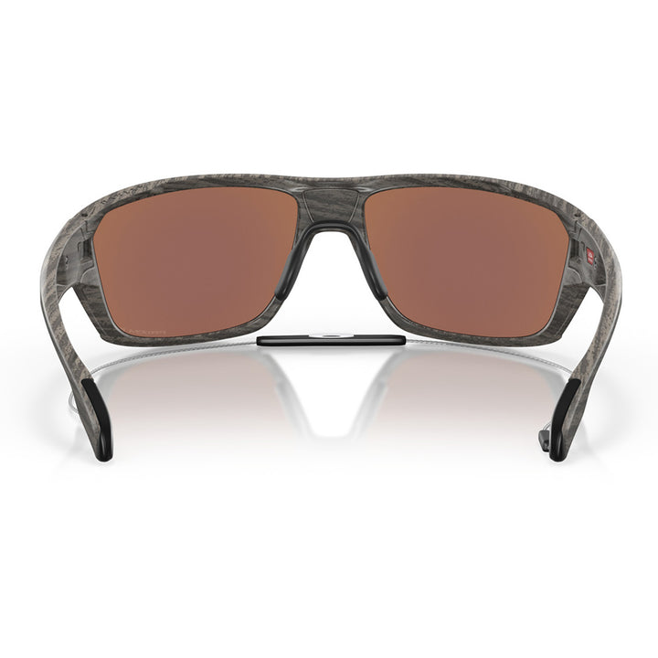 Oakley Split Shot Sunglasses Woodgrain/Prizm Deep Water Polarized