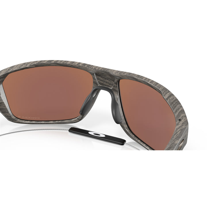 Oakley Split Shot Sunglasses Woodgrain/Prizm Deep Water Polarized