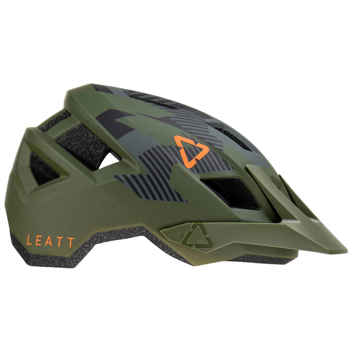 Leatt MTB AllMtn 1.0 Jr Bike Helmet - Kids' Camo Green