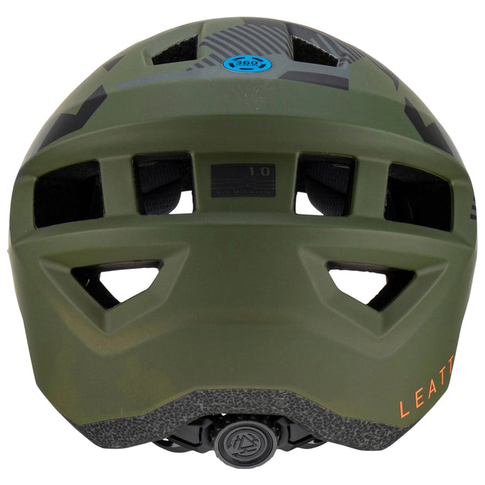Leatt MTB AllMtn 1.0 Jr Bike Helmet - Kids' Camo Green