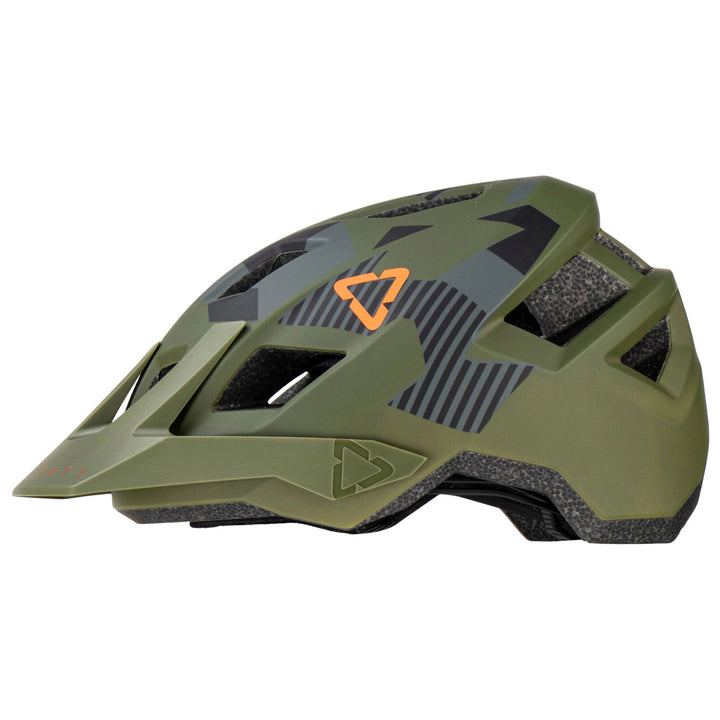 Leatt MTB AllMtn 1.0 Jr Bike Helmet - Kids' Camo Green
