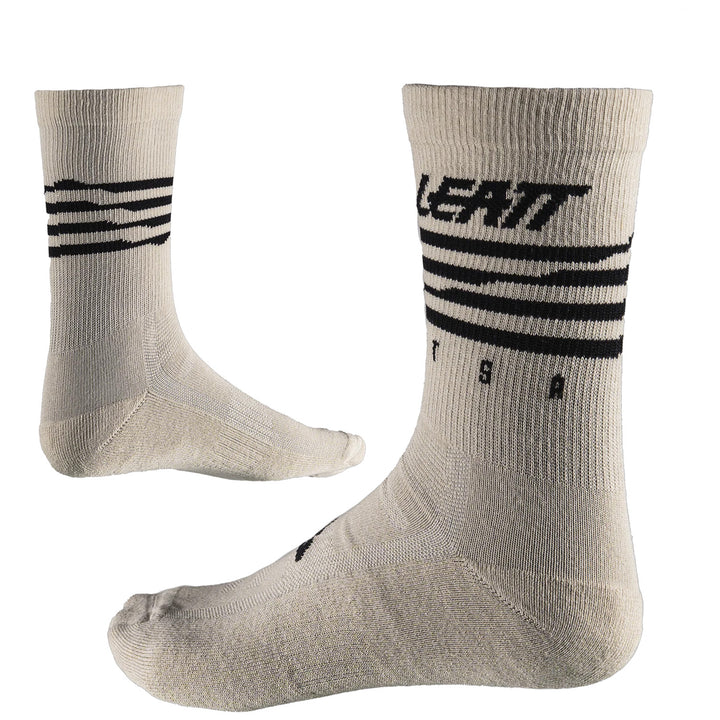 Leatt MTB Bike Socks Cream White