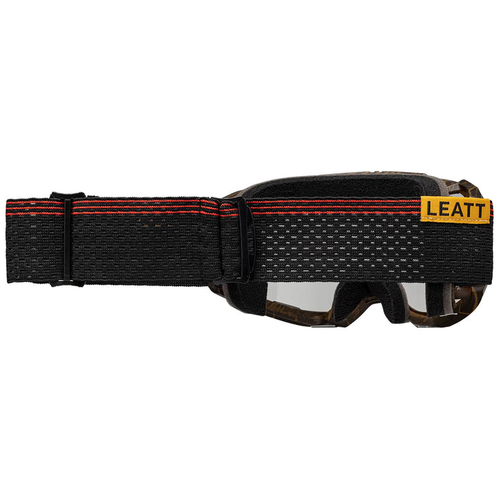 Leatt Velocity 4.0 MTB X-Flow Goggles Timber Brown Clear