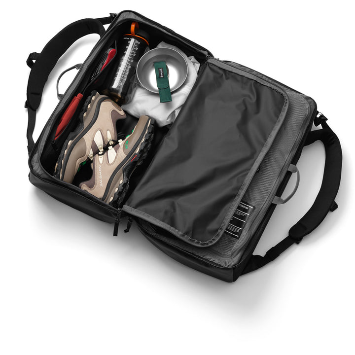 DB Equipment Roamer Pro Split 50L Pro Duffel Black Out