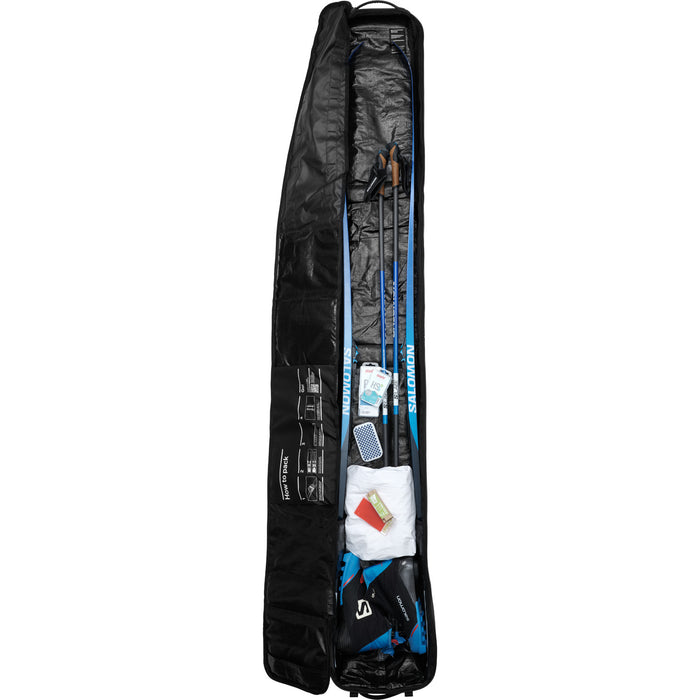 DB Equipment Snow Roller Pro 70L Ski Bag Black Out
