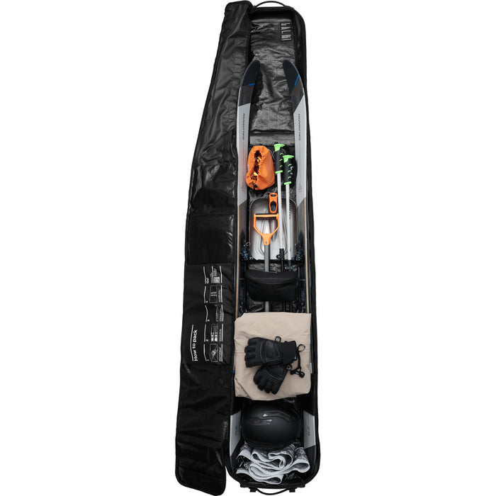 DB Equipment Snow Roller Pro 70L Ski Bag Black Out