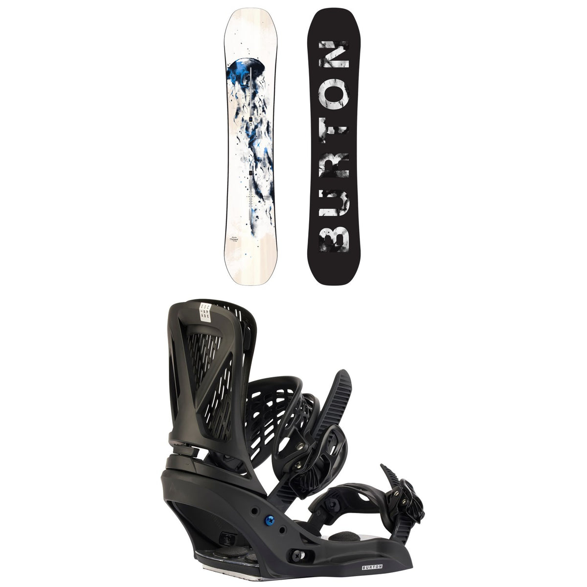 Burton Feelgood Snowboard + Escapade EST Snowboard Bindings - Women's 2026