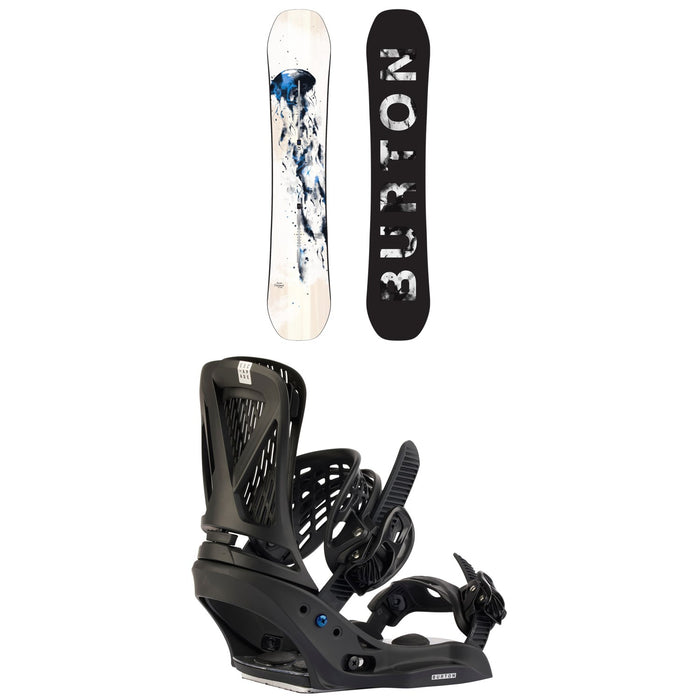 Burton Feelgood Snowboard + Escapade EST Snowboard Bindings - Women's 2026