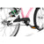 woom GO 3 Complete Mountain Bike - Kids' 2026 Powder Pink