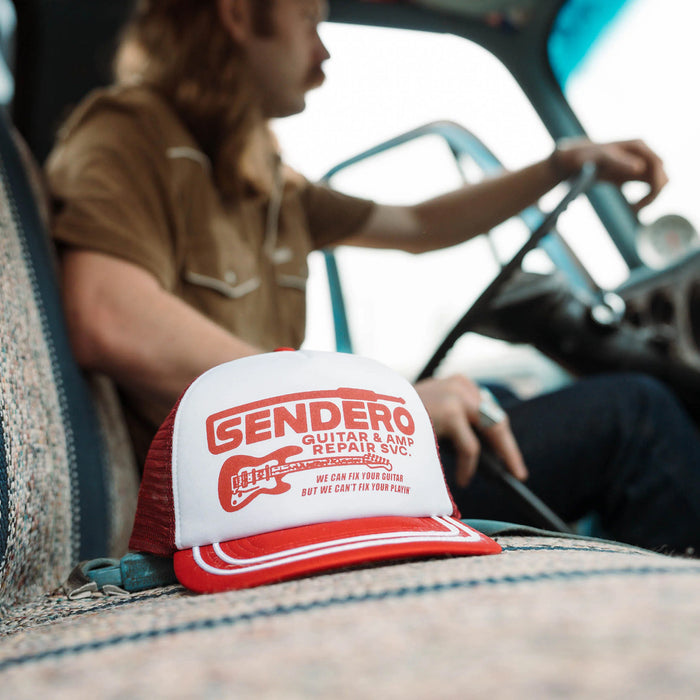 Sendero Provisions Co. Guitar Repair Hat Red