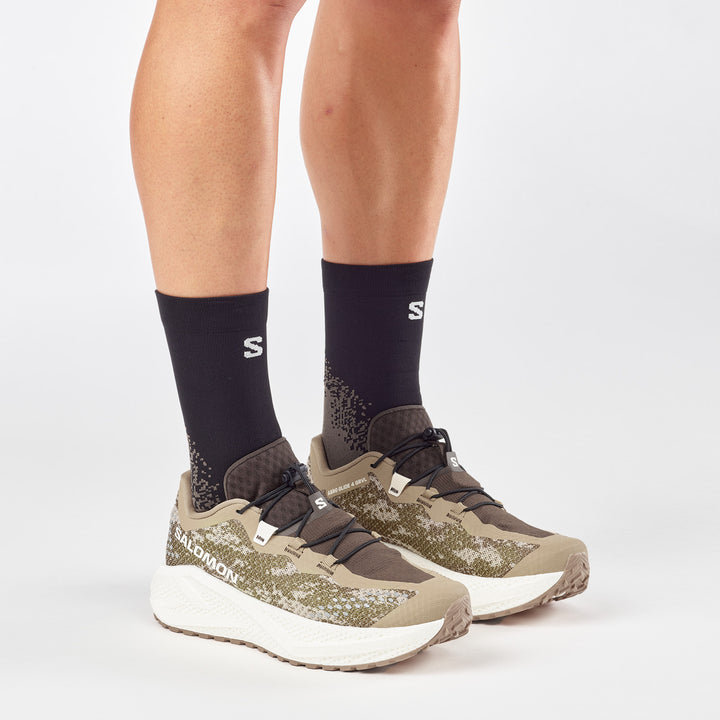 Salomon Aero Glide 4 Gravel Shoes - Men's Safari/Vanilla Ice/Earth Brown