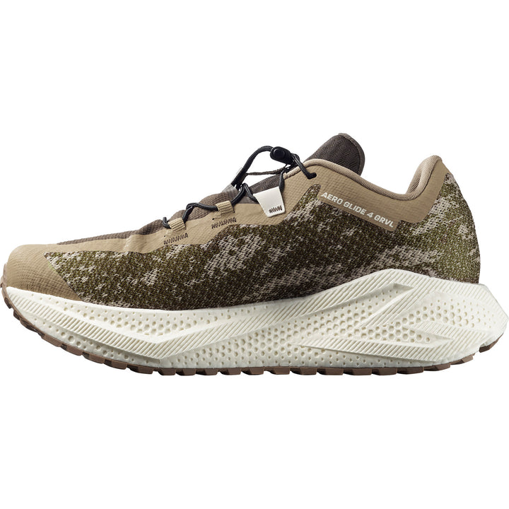Salomon Aero Glide 4 Gravel Shoes - Men's Safari/Vanilla Ice/Earth Brown