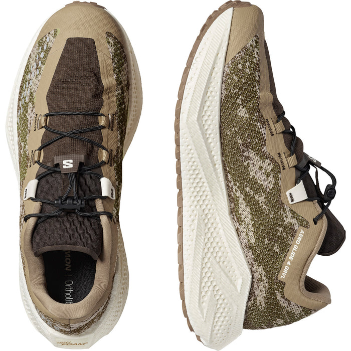Salomon Aero Glide 4 Gravel Shoes - Men's Safari/Vanilla Ice/Earth Brown