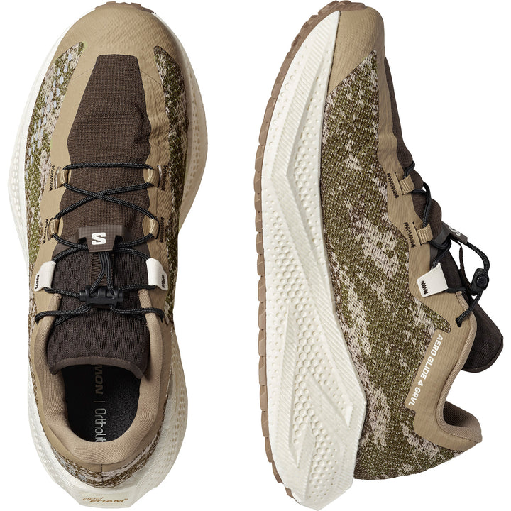 Salomon Aero Glide 4 Gravel Shoes - Men's Safari/Vanilla Ice/Earth Brown